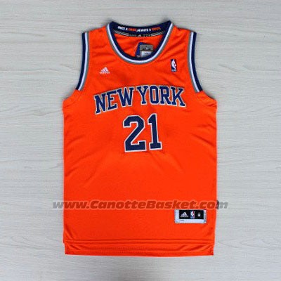 Maglia New York Knicks Iman Shumpert #21 Arancione